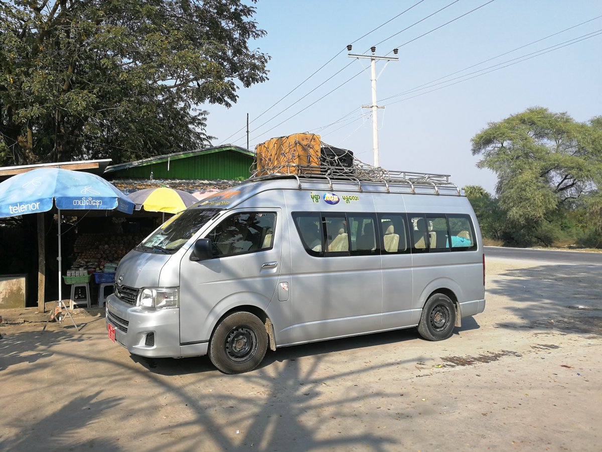 Minubus Mandalay to Monywa