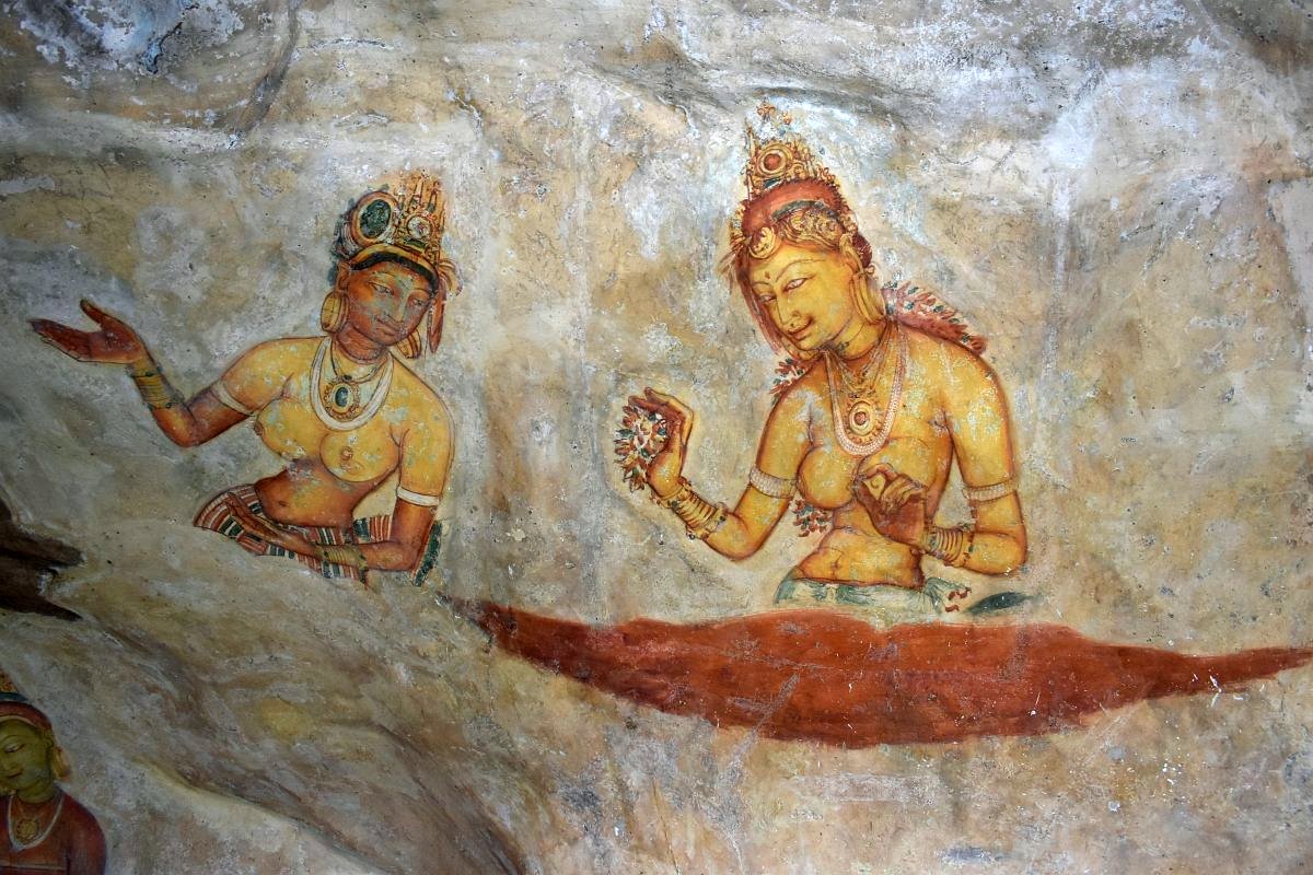 Frescoes - the Sigiriya Ladies
