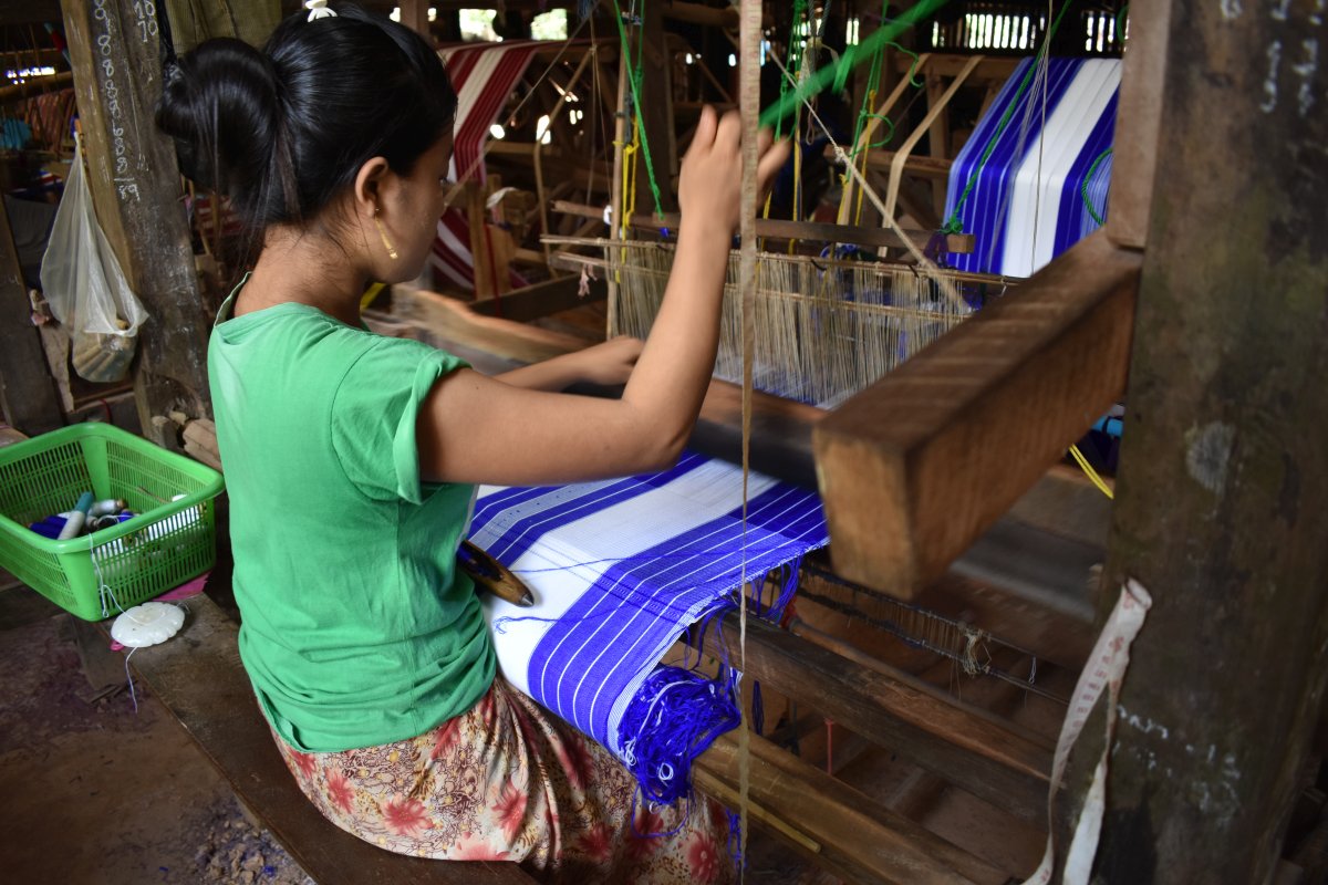 hand weaving