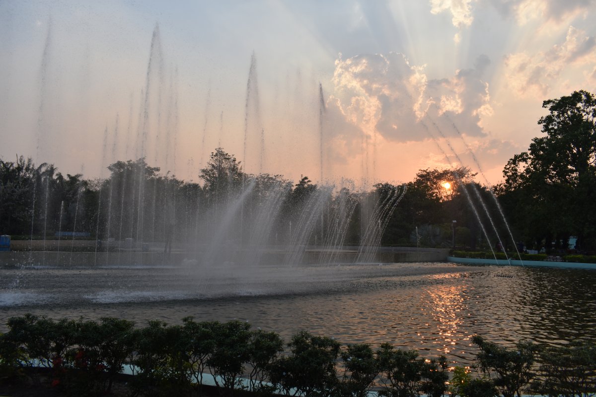 Naypyidaw water fountain garden