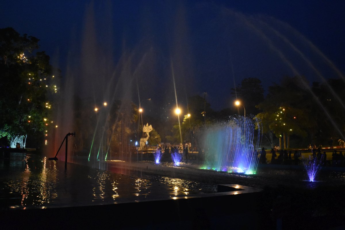 Naypyidaw water fountain garden