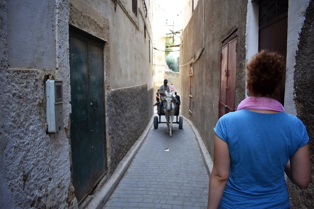 small alley in Fes