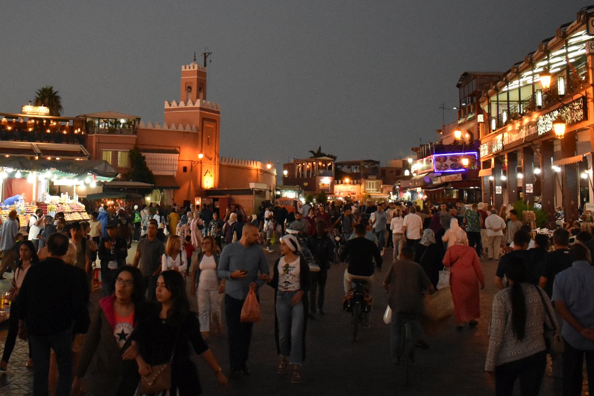 Jemaa el-Fnaa, favorite hunting grounds for generations of pickpockets