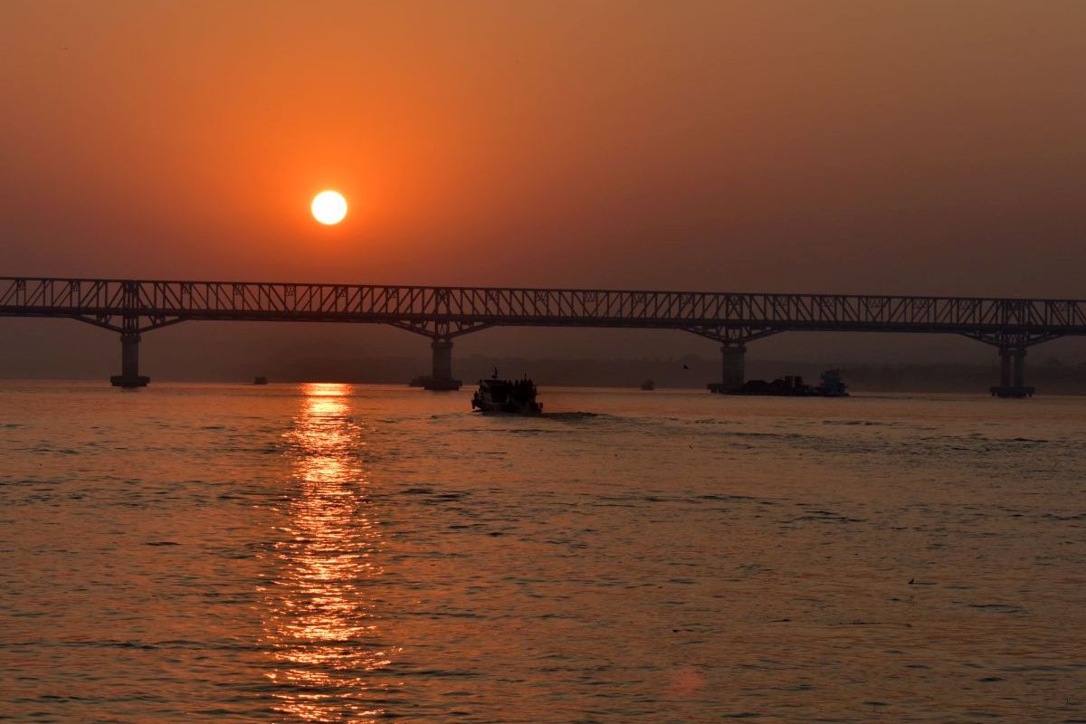 Irrawaddy sunrise