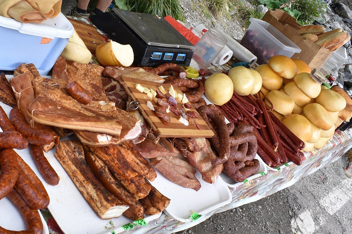 Transfagarasan Highway food stall