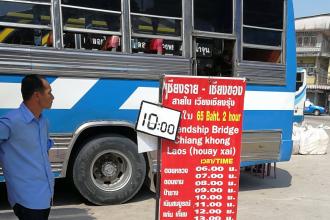 Chiang Rai to Luang Prabang - all the options compared - bus, boat, plane
