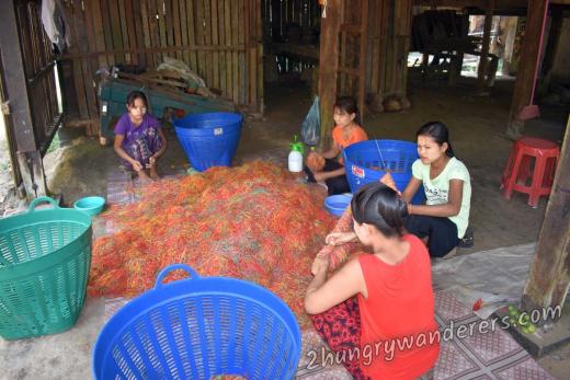 Rubber band factory, the "Quality control" department