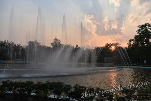 Naypyidaw water fountain garden